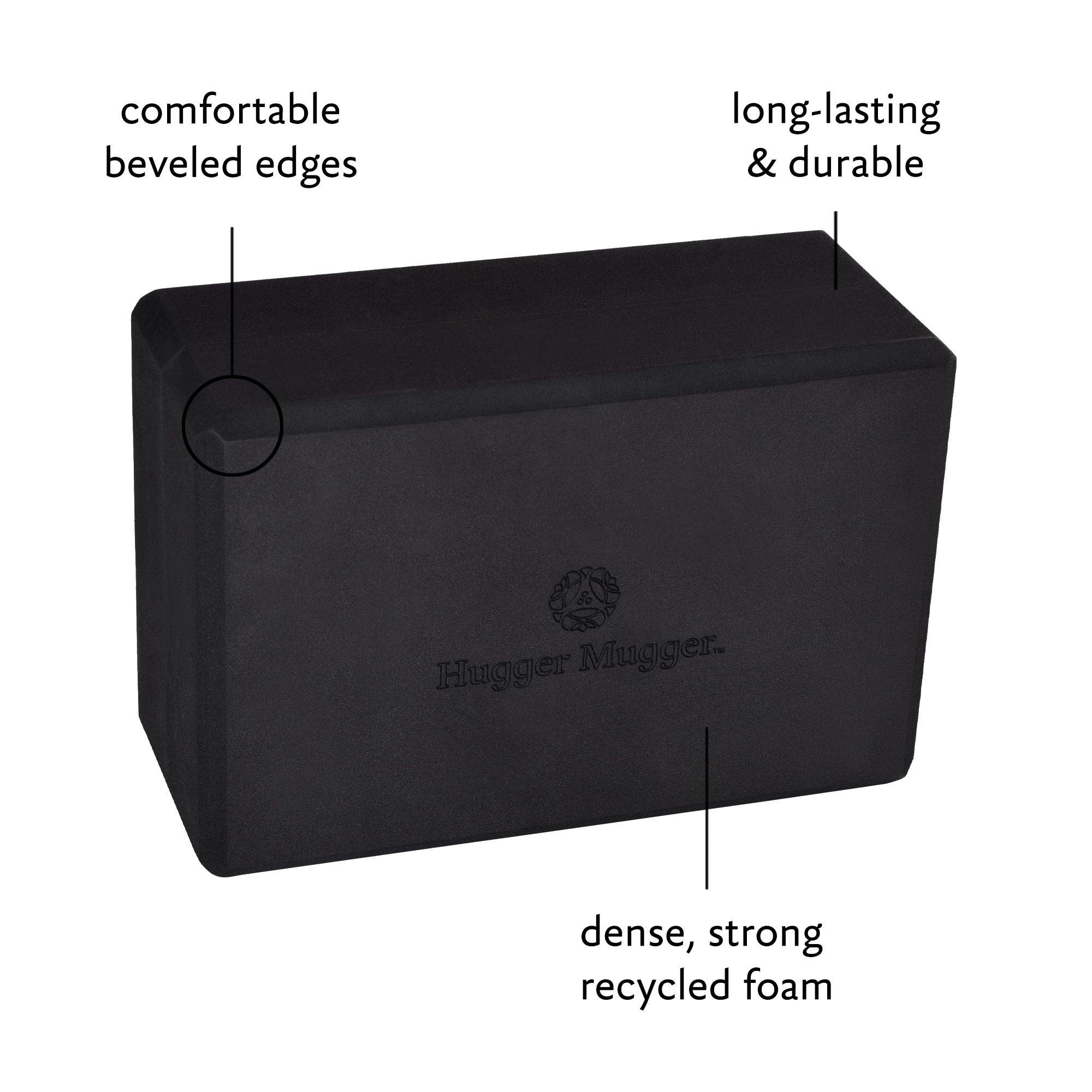 Recycled Foam Yoga Block: 4in