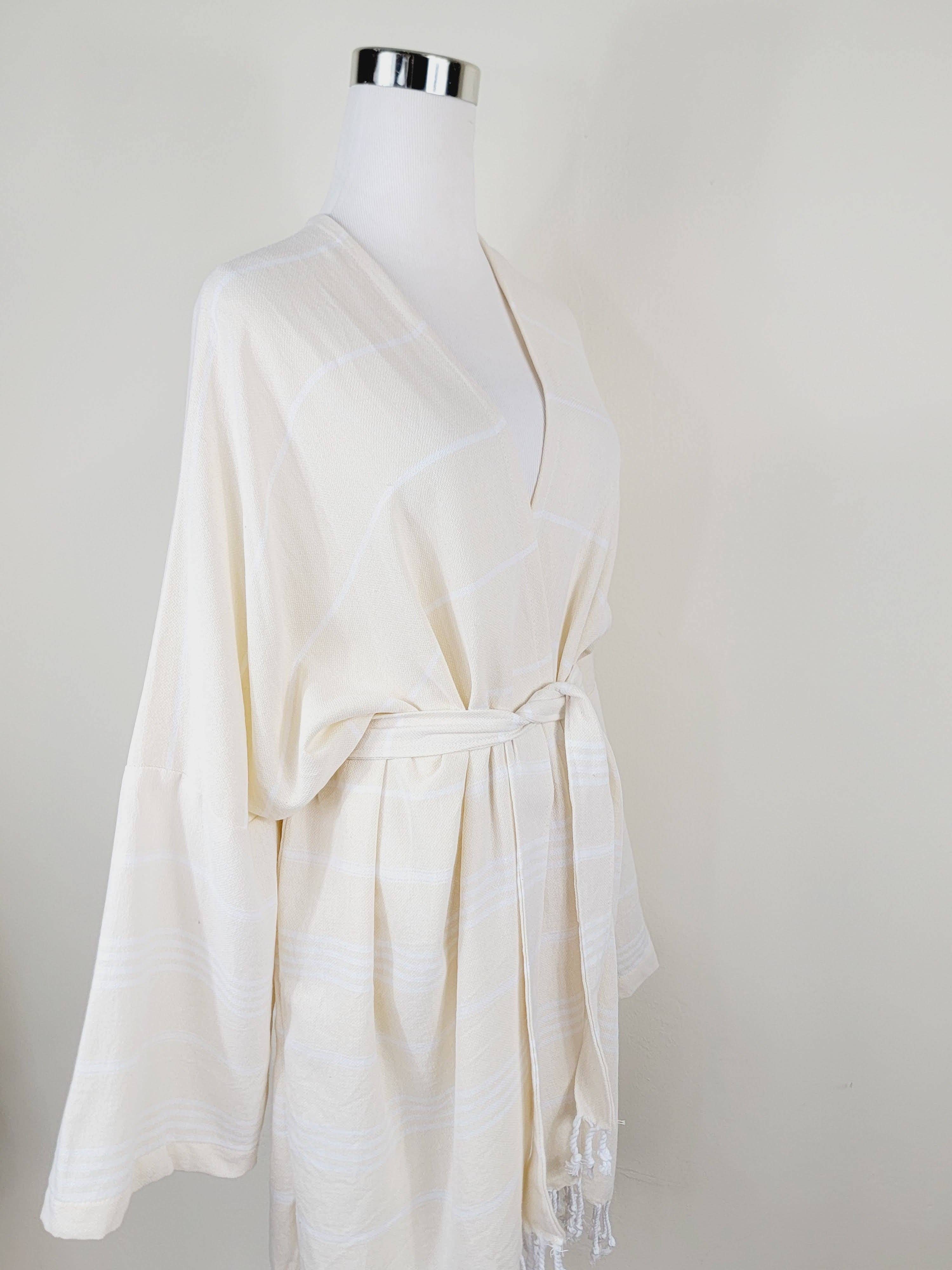 Unisex Cotton Robe, for Bath, Beach and Spa, Made from Turkish Cotton