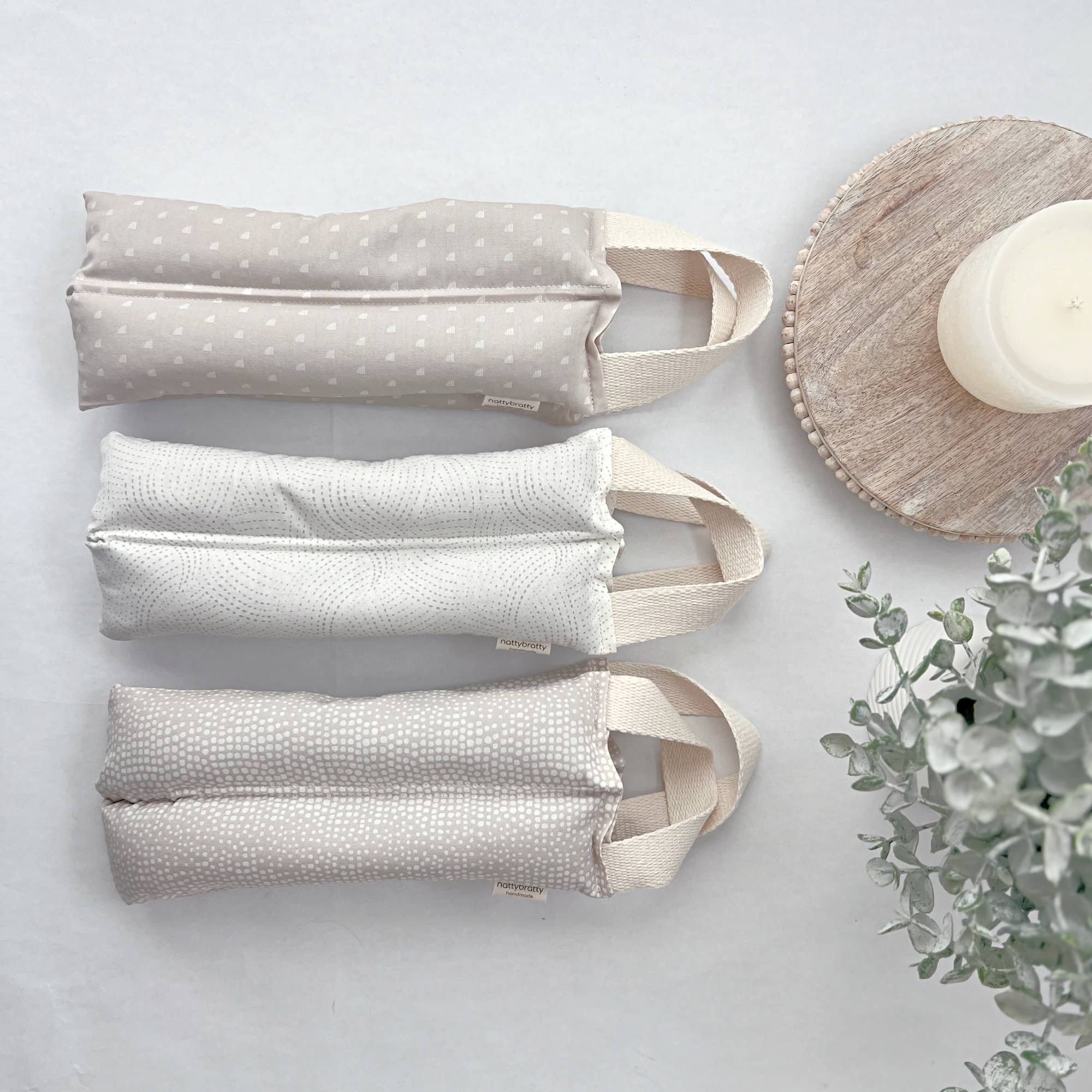 Hot/Cold Therapy Pack - Fresh Neutrals Collection: Curves / Add Handles : w/Lavender