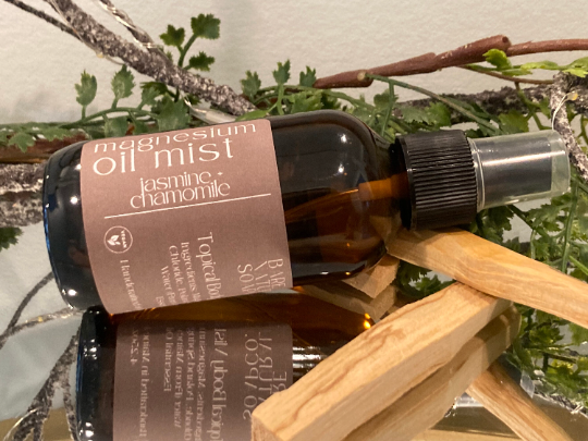 Magnesium Oil Mist | Topical Magnesium Oil Spray: Chamomile & Jasmine