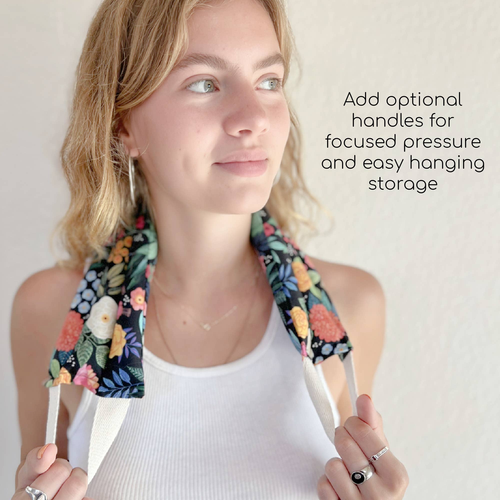 Hot/Cold Therapy Pack - Fresh Neutrals Collection: Curves / Add Handles : w/Lavender