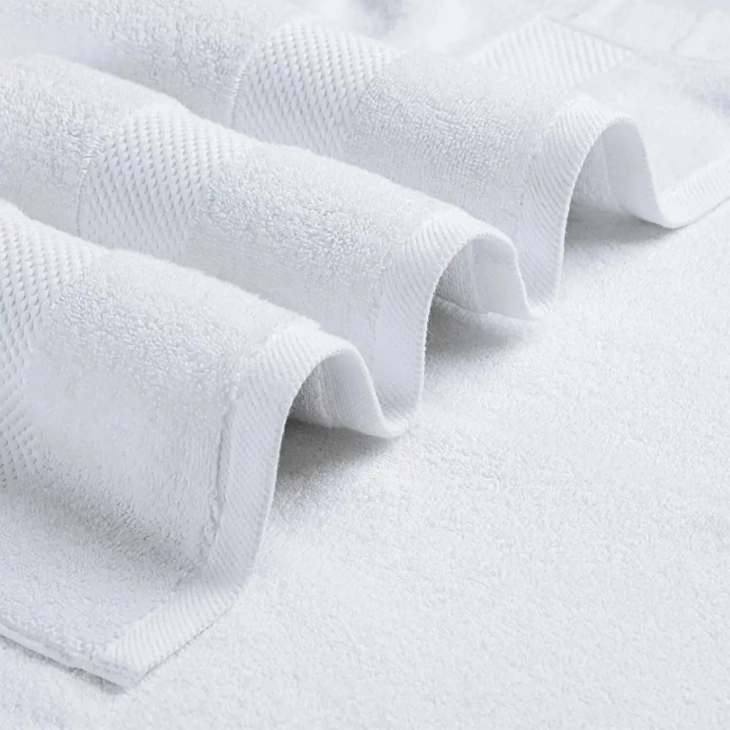 Cotton Bath Towel 26x52 Hotel Spa 12 Pack 700 GSM Soft White: Pack of 6 Cotton Towel (26x52)