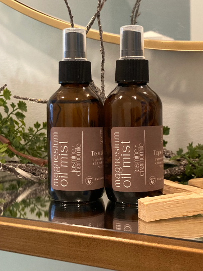 Magnesium Oil Mist | Topical Magnesium Oil Spray: Chamomile & Jasmine