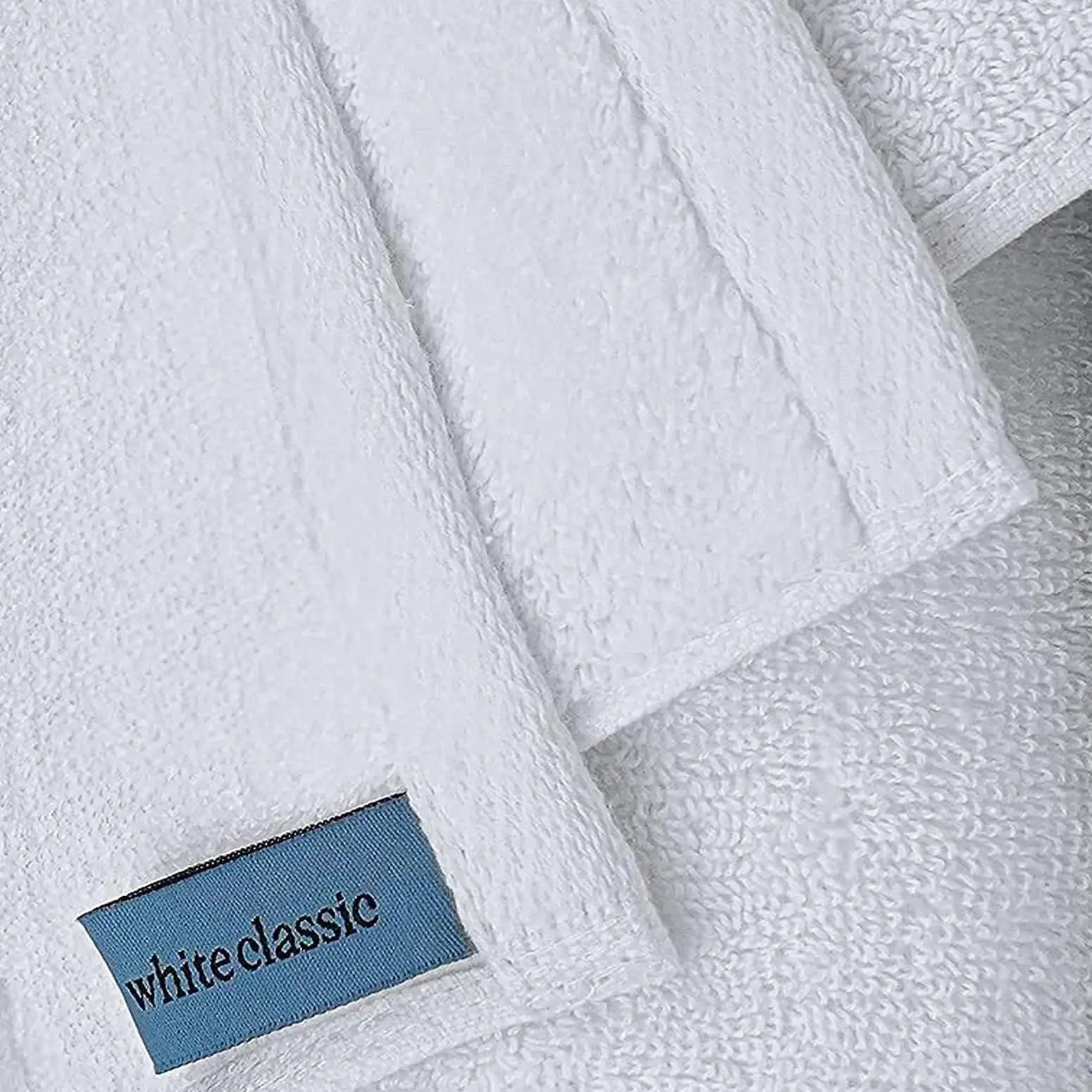 Cotton Bath Towel 26x52 Hotel Spa 12 Pack 700 GSM Soft White: Pack of 6 Cotton Towel (26x52)