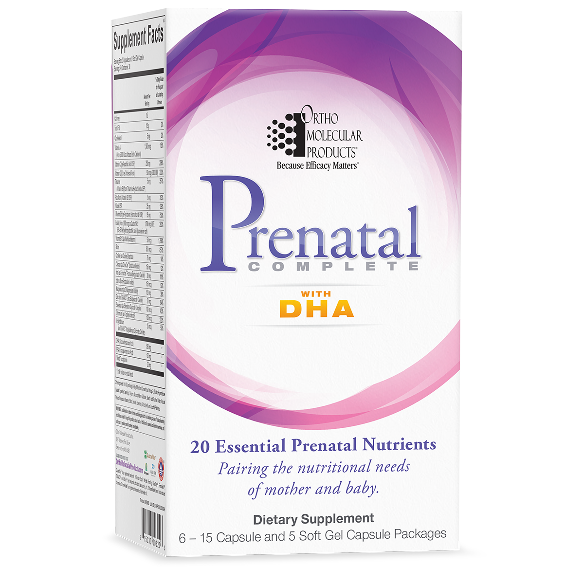 Ortho Molecular | Prenatal Complete with DHA