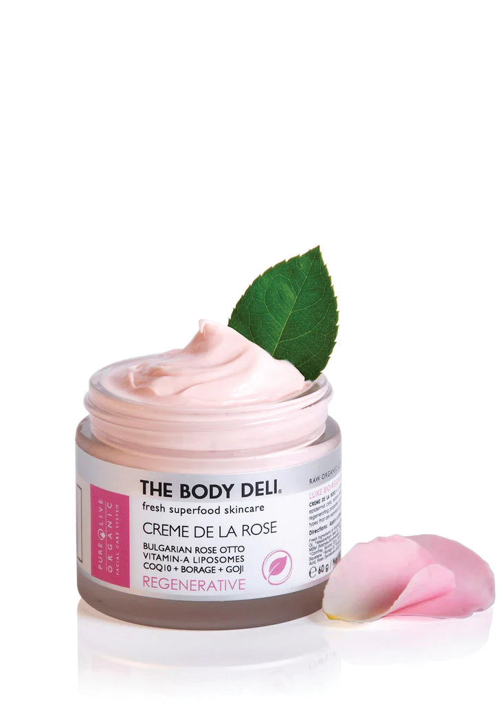 Body Deli |Crème de la Rose Lux Facial Cream 2oz.