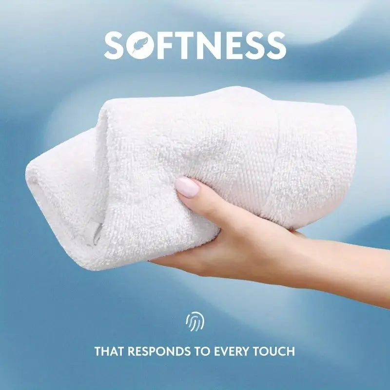 Cotton Bath Towel 26x52 Hotel Spa 12 Pack 700 GSM Soft White: Pack of 6 Cotton Towel (26x52)