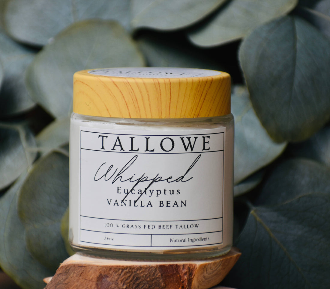 Oregon 100% Grass Fed Eucalyptus Vanilla Bean Beef Tallow 