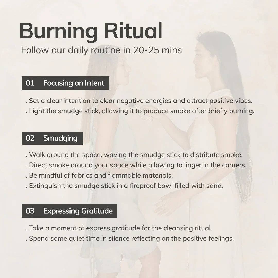 White Sage Incense Sticks – 7 Hand-Rolled Sticks from Peru