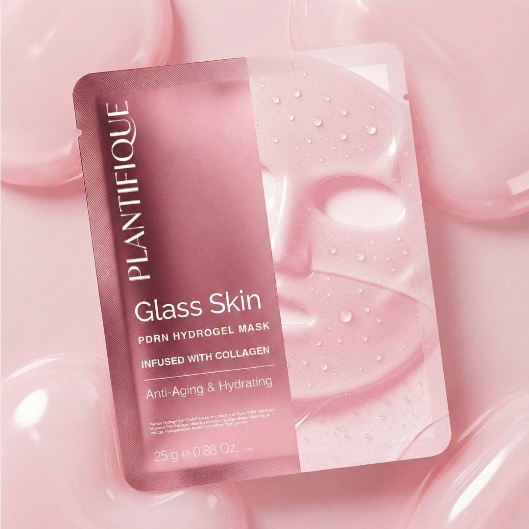 Plantifique PDRN Glass Skin Hydrogel Face Mask - Anti-Aging: 1-pack