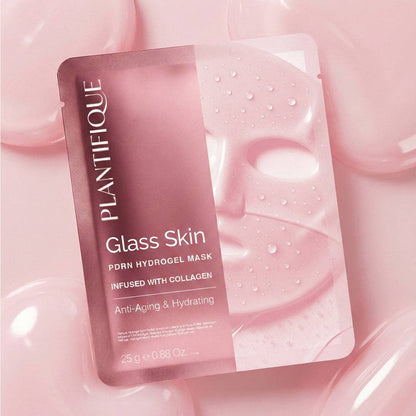 Plantifique PDRN Glass Skin Hydrogel Face Mask - Anti-Aging: 1-pack