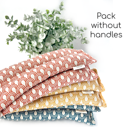 Hot/Cold Therapy Pack - Fresh Neutrals Collection: Curves / Add Handles : w/Lavender