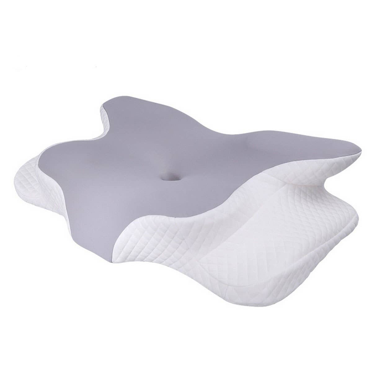 Orthopedic Memory Foam Cervical Pillow_CWMM8078: SKYBLUE / (OS) 1