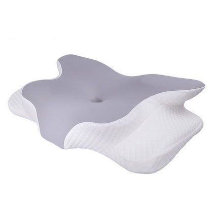 Orthopedic Memory Foam Cervical Pillow_CWMM8078: SKYBLUE / (OS) 1