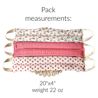 Hot/Cold Therapy Pack - Fresh Neutrals Collection: Curves / Add Handles : w/Lavender
