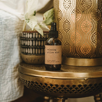 Relaxing Pillow Spray | Sleep &amp; Linen Spray w/ Essential Oil: Amethyst Infused / 2 oz