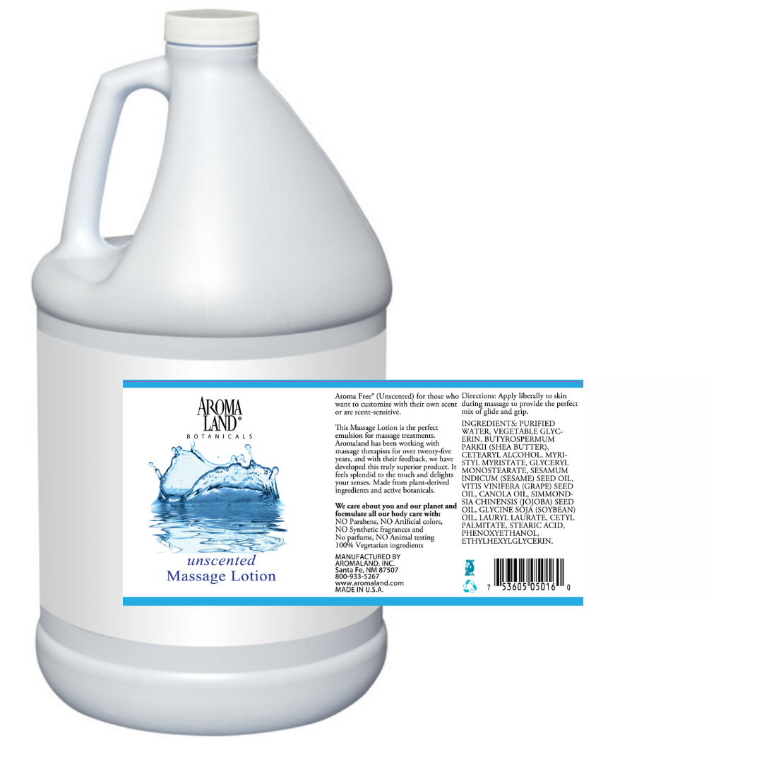 Massage Lotion Aroma Free (R) Unscented 1 Gallon