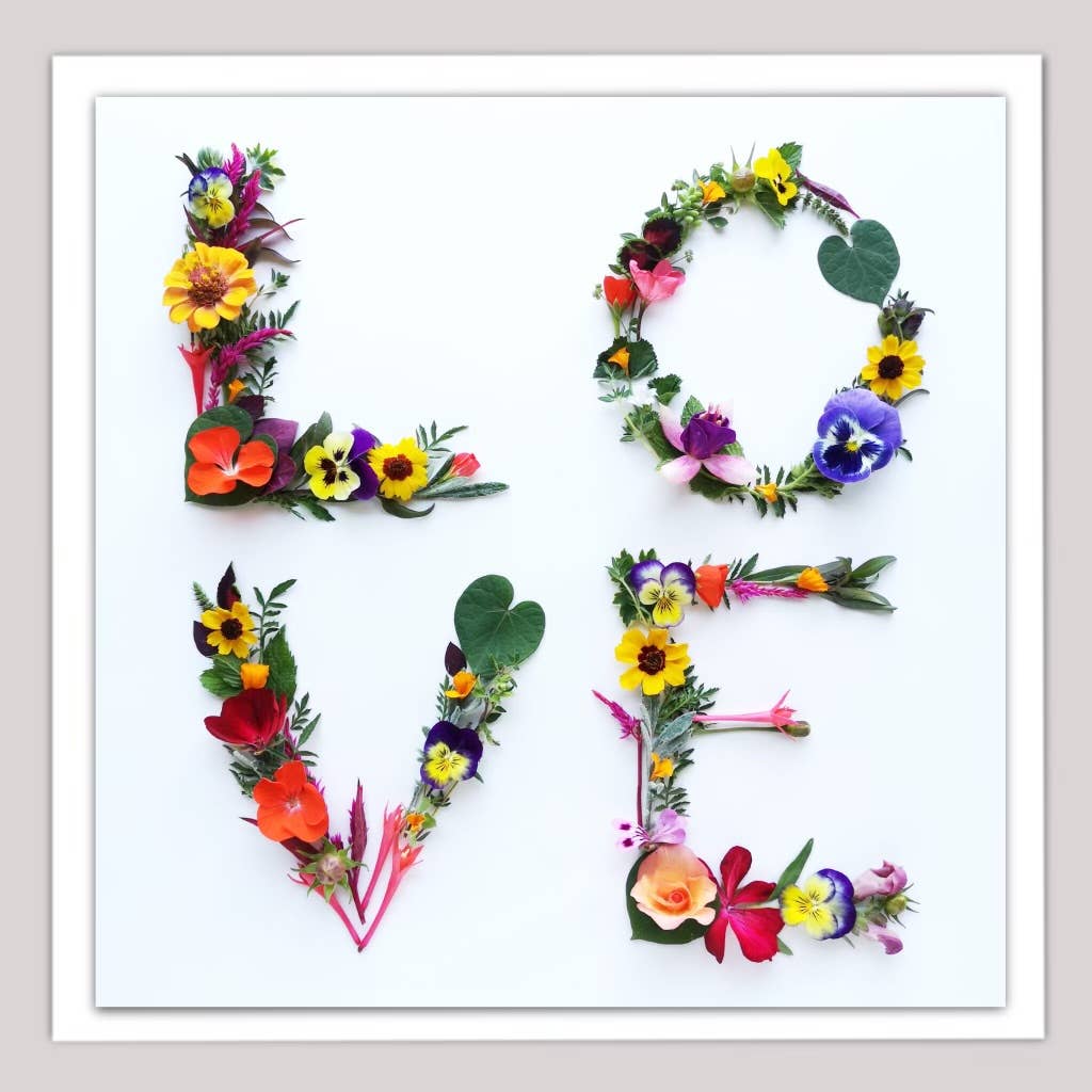 Blooming Love • Floral Greeting Card • Nature Art Photo