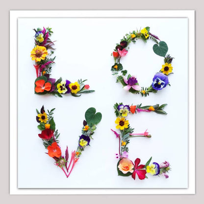 Blooming Love • Floral Greeting Card • Nature Art Photo