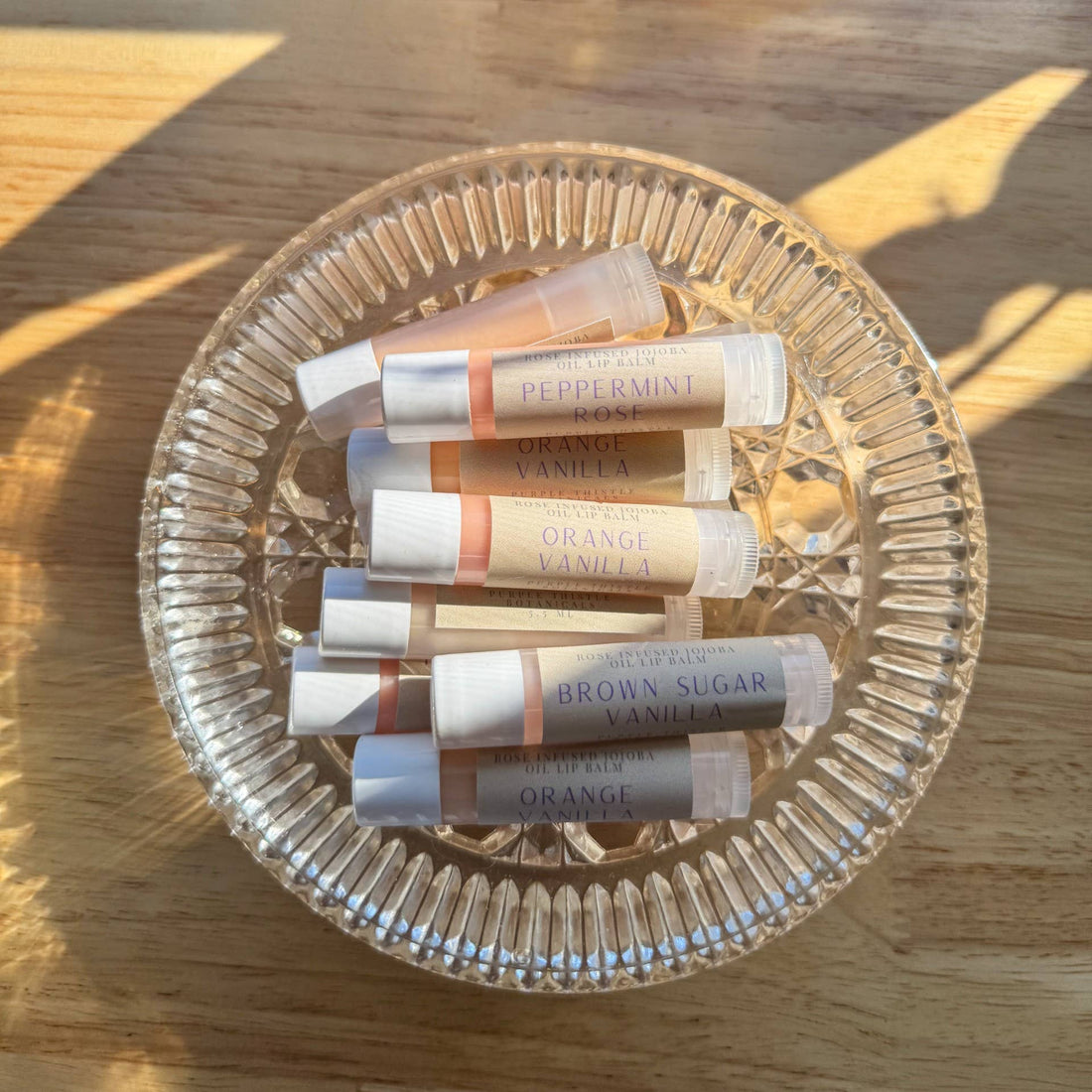 Cocoa Butter Lip Balm: Peppermint Rose / Tube