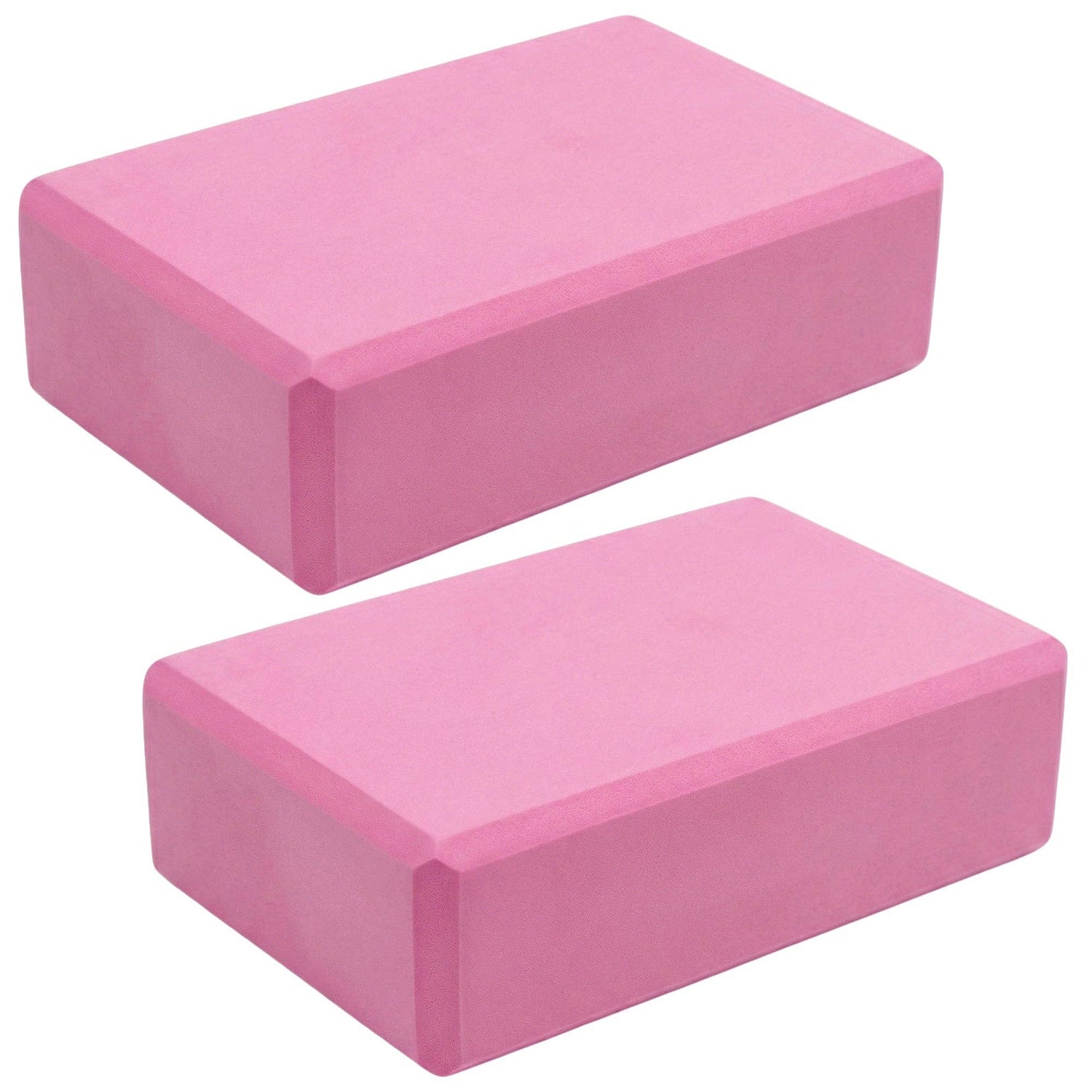 2-PC Yoga Block for Stability Balance and Flexibility Support: Black / One Size Fits Most