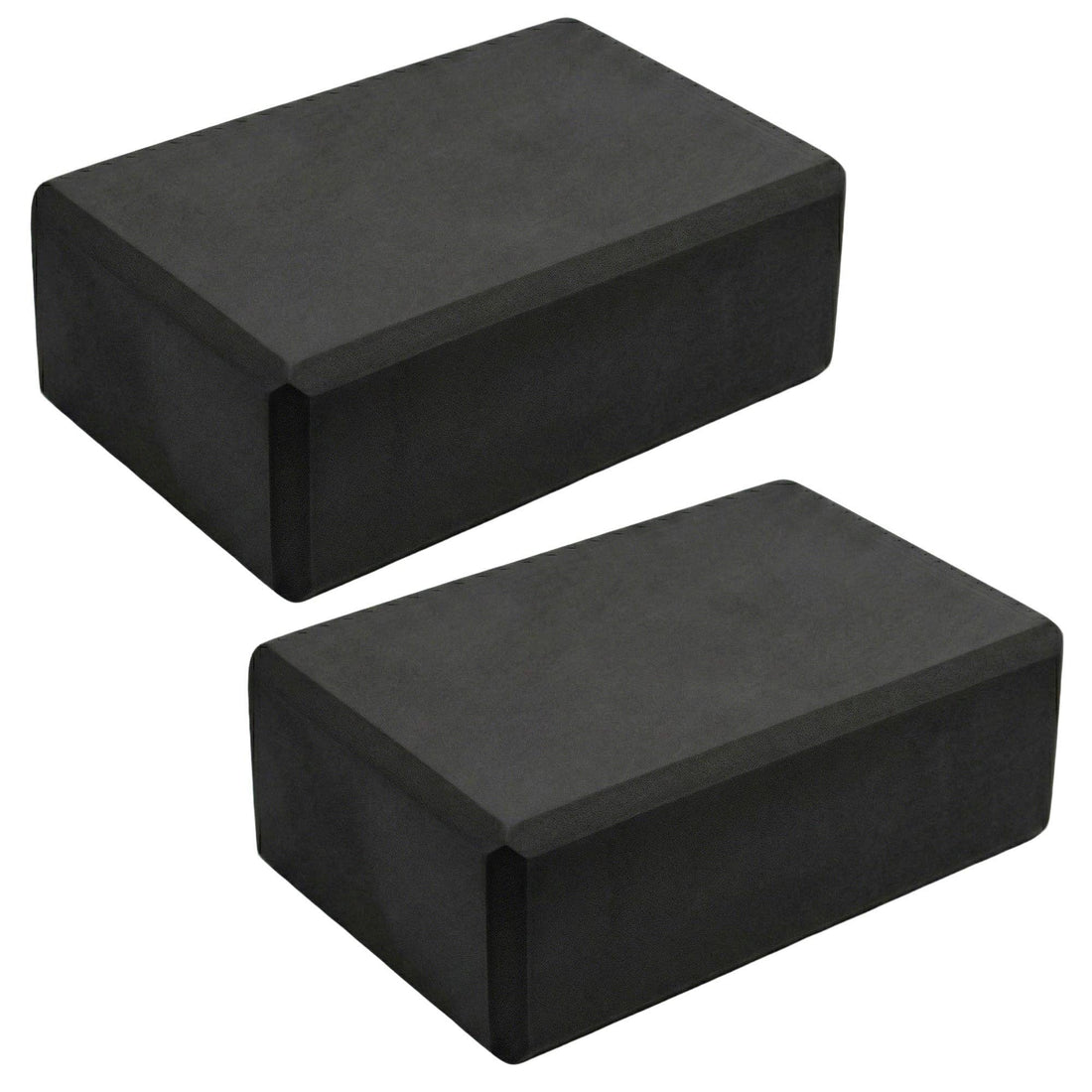 2-PC Yoga Block for Stability Balance and Flexibility Support: Black / One Size Fits Most