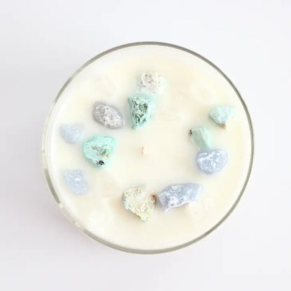 Air | Zodiac Inspired Crystal + Essential Oil Candle