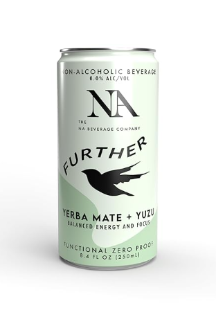 NA Non-Alcoholic Yerba Mate Yuzu | Functional Adaptogen Drink, Ashwagandha &amp; Lion&