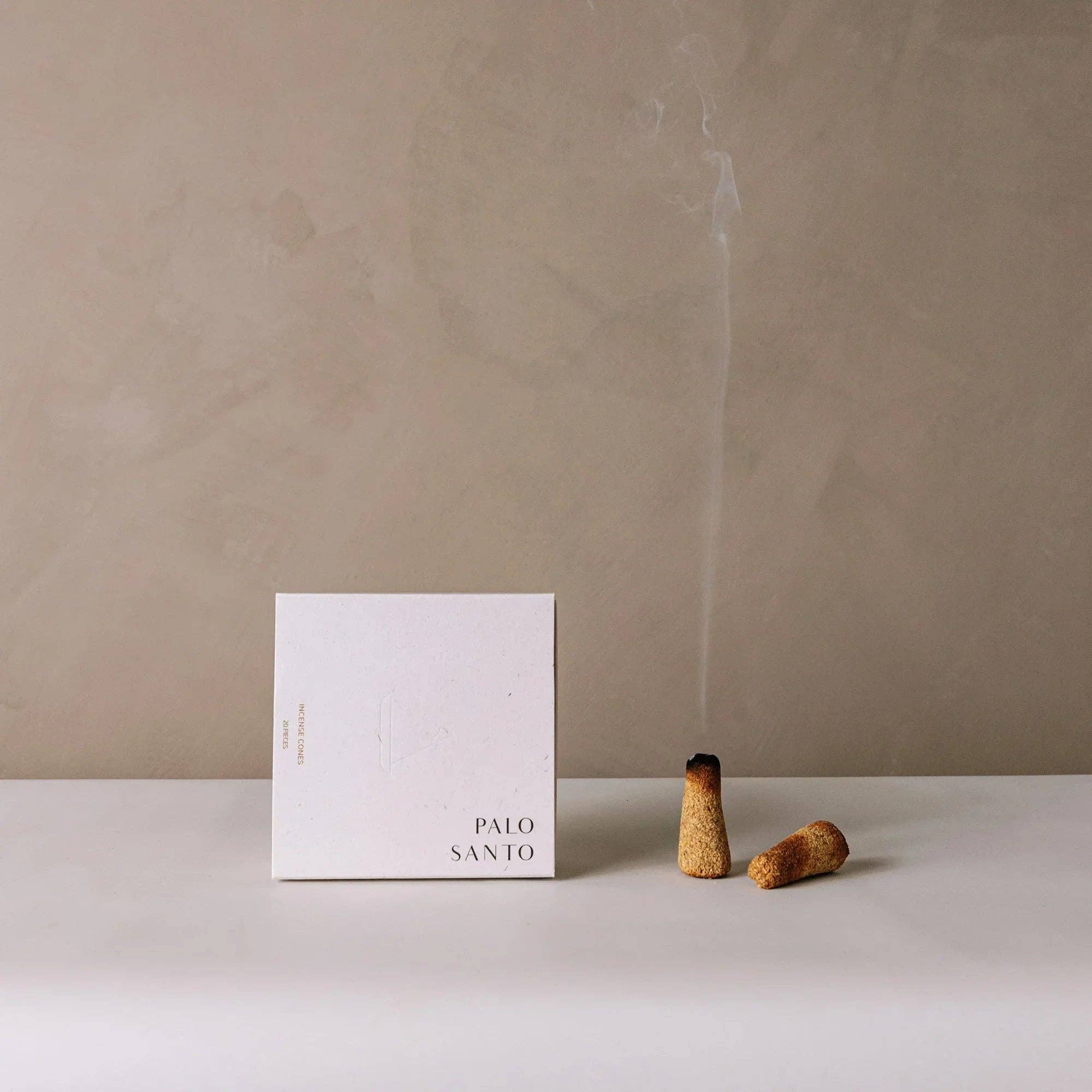 Palo Santo Incense Cones - Handmade in Ecuador (20 pcs)