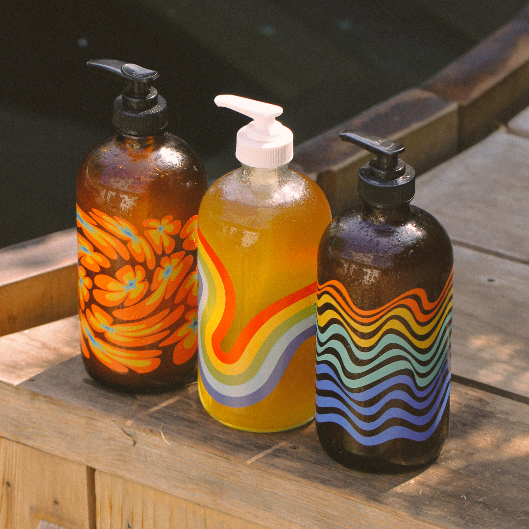 Mind &amp; Body Wash 16oz Refillable Glass Mixed Case