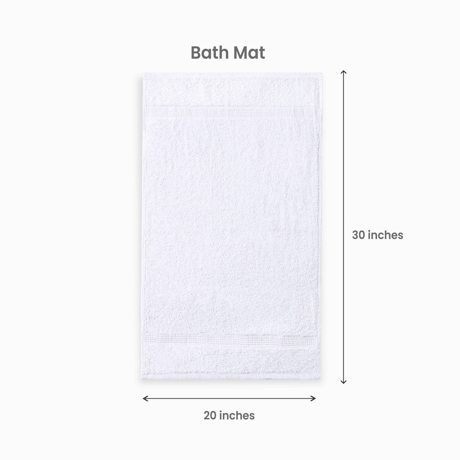 Cotton Bath Towel 26x52 Hotel Spa 12 Pack 700 GSM Soft White: Pack of 6 Cotton Towel (26x52)