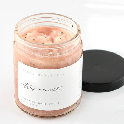 Citrus + Mint Smoothing Body Polish | Exfoliate &amp; Renew Naturally