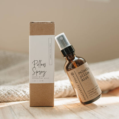 Relaxing Pillow Spray | Sleep &amp; Linen Spray w/ Essential Oil: Amethyst Infused / 2 oz