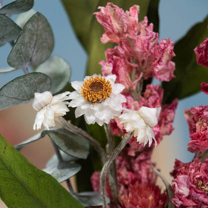 Eucalyptus &amp; Pink Larkspur Mini Bouquet 