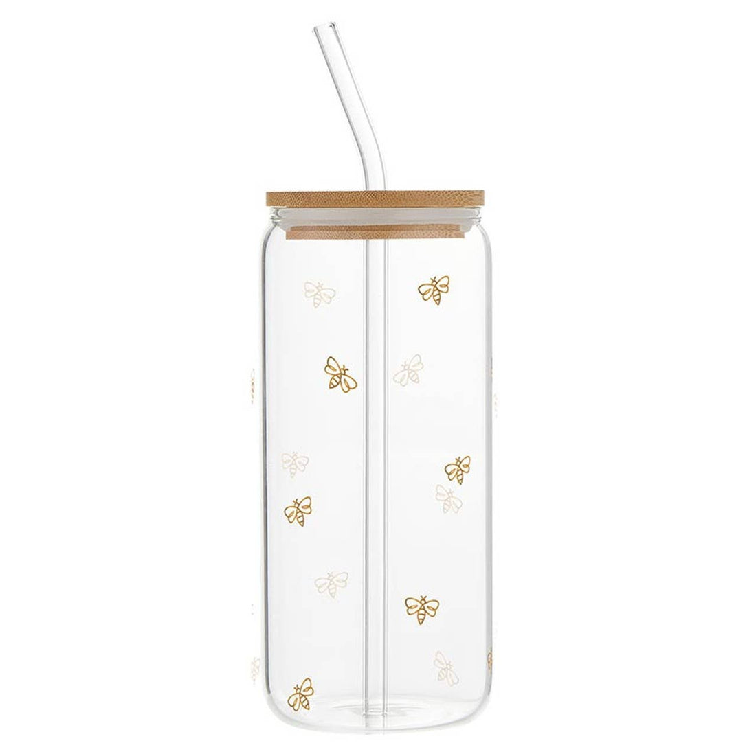 Glass Cold Brew Tumbler - Bee
