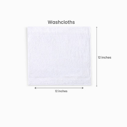 Cotton Bath Towel 26x52 Hotel Spa 12 Pack 700 GSM Soft White: Pack of 6 Cotton Towel (26x52)