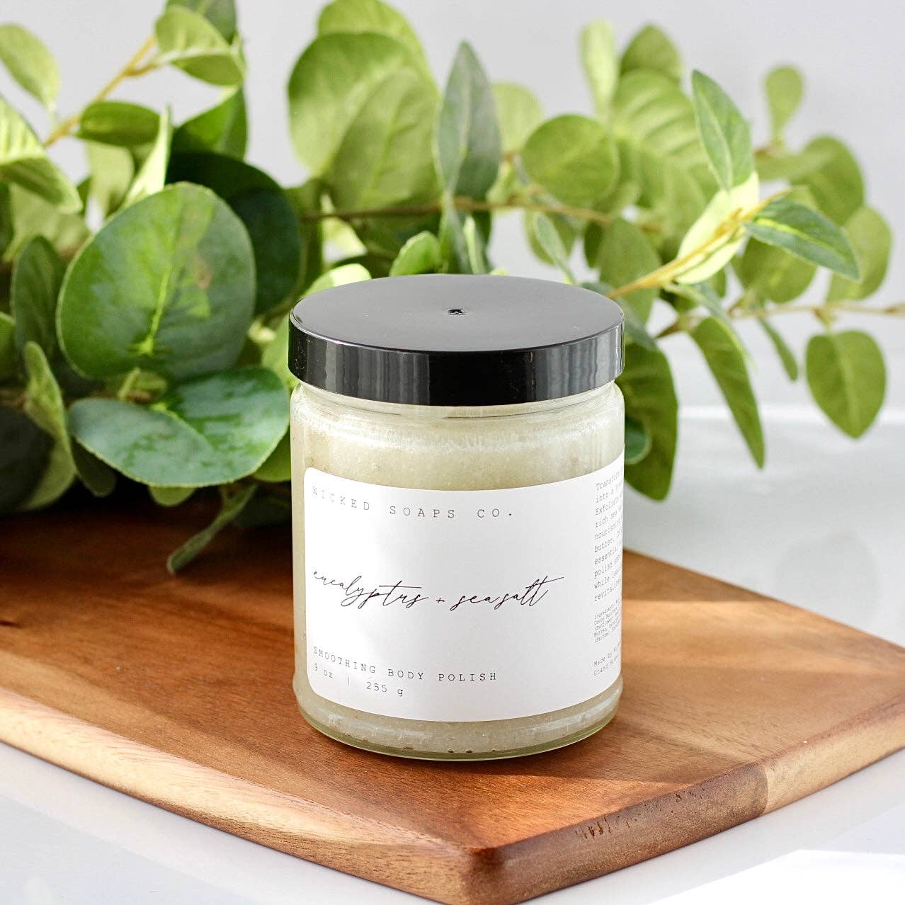 Eucalyptus + Sea Salt Body Polish | Exfoliate, Smooth &amp; Renew