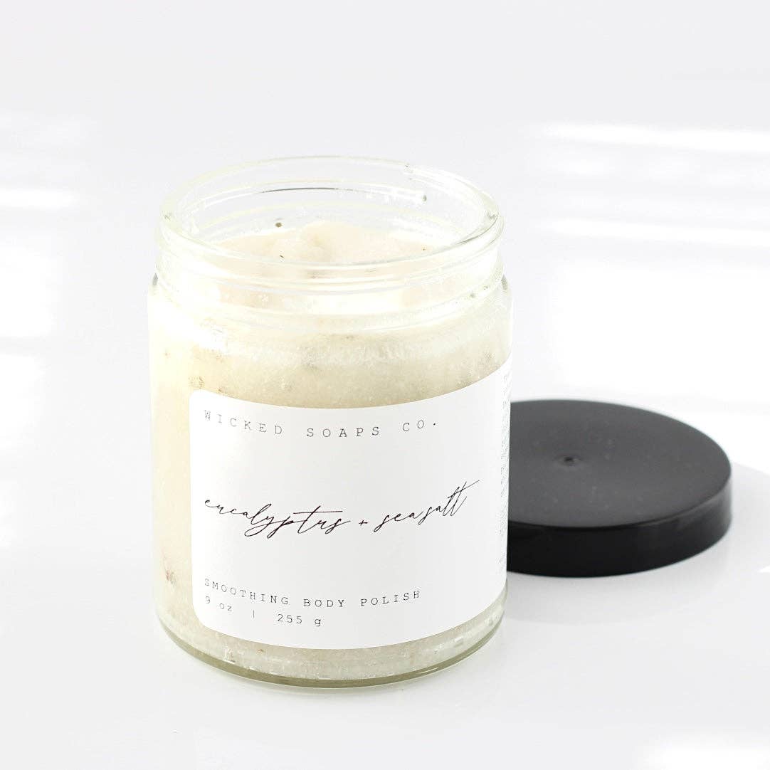 Eucalyptus + Sea Salt Body Polish | Exfoliate, Smooth &amp; Renew