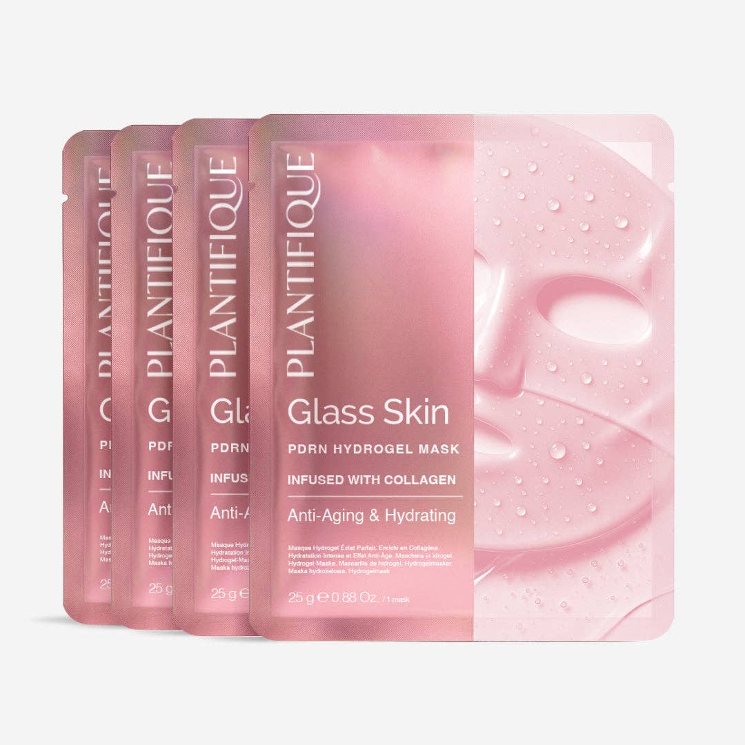 Plantifique PDRN Glass Skin Hydrogel Face Mask - Anti-Aging: 1-pack