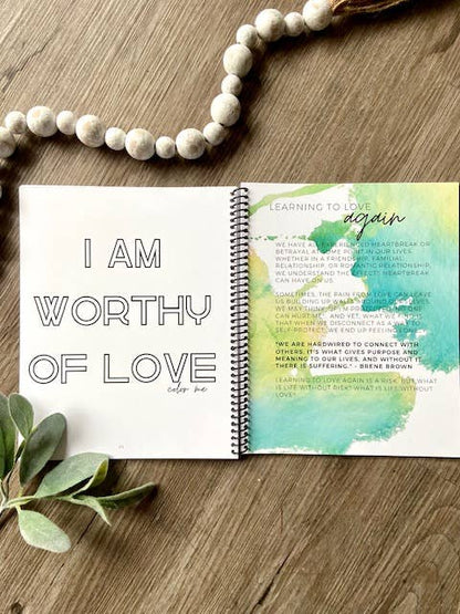 Workbook - The Art of Loving + Letting Go - Creative Journal