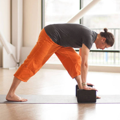 Recycled Foam Yoga Block: 4in