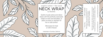 Hot/Cold Therapy Pack - Fresh Neutrals Collection: Curves / Add Handles : w/Lavender