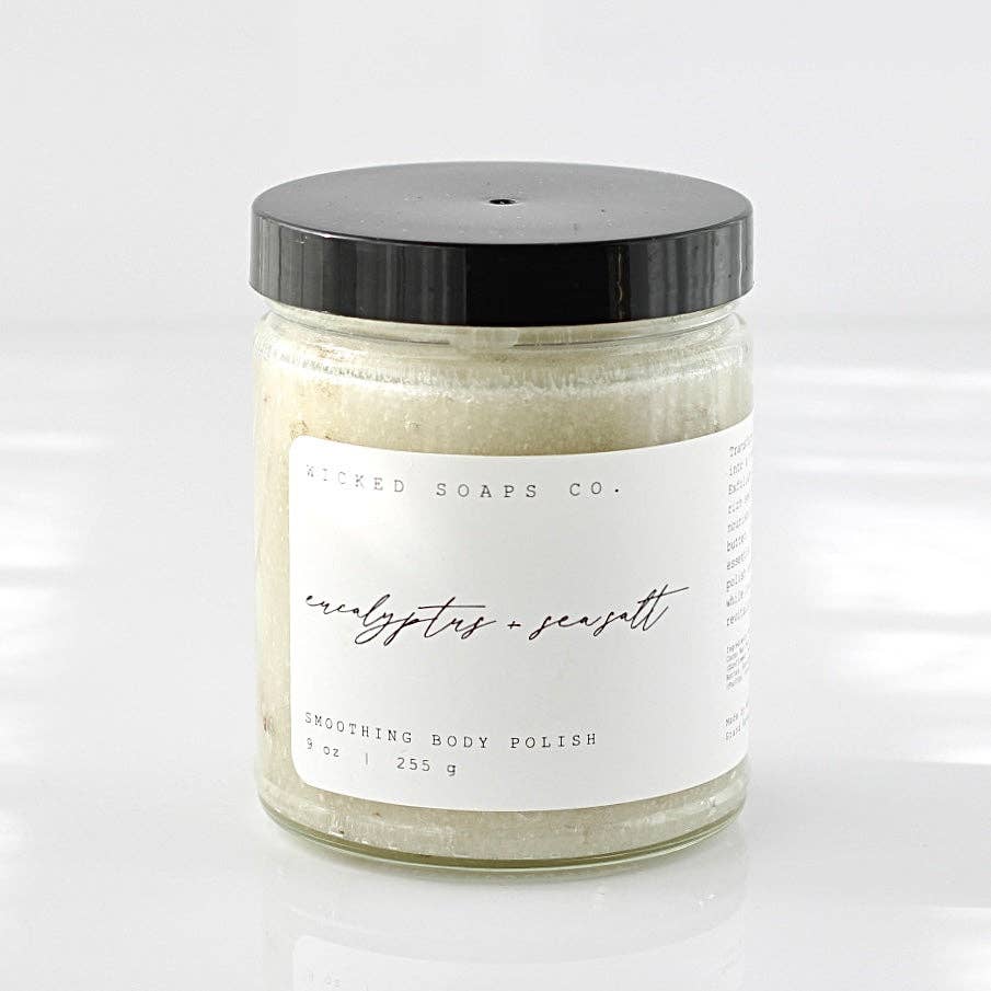 Eucalyptus + Sea Salt Body Polish | Exfoliate, Smooth &amp; Renew