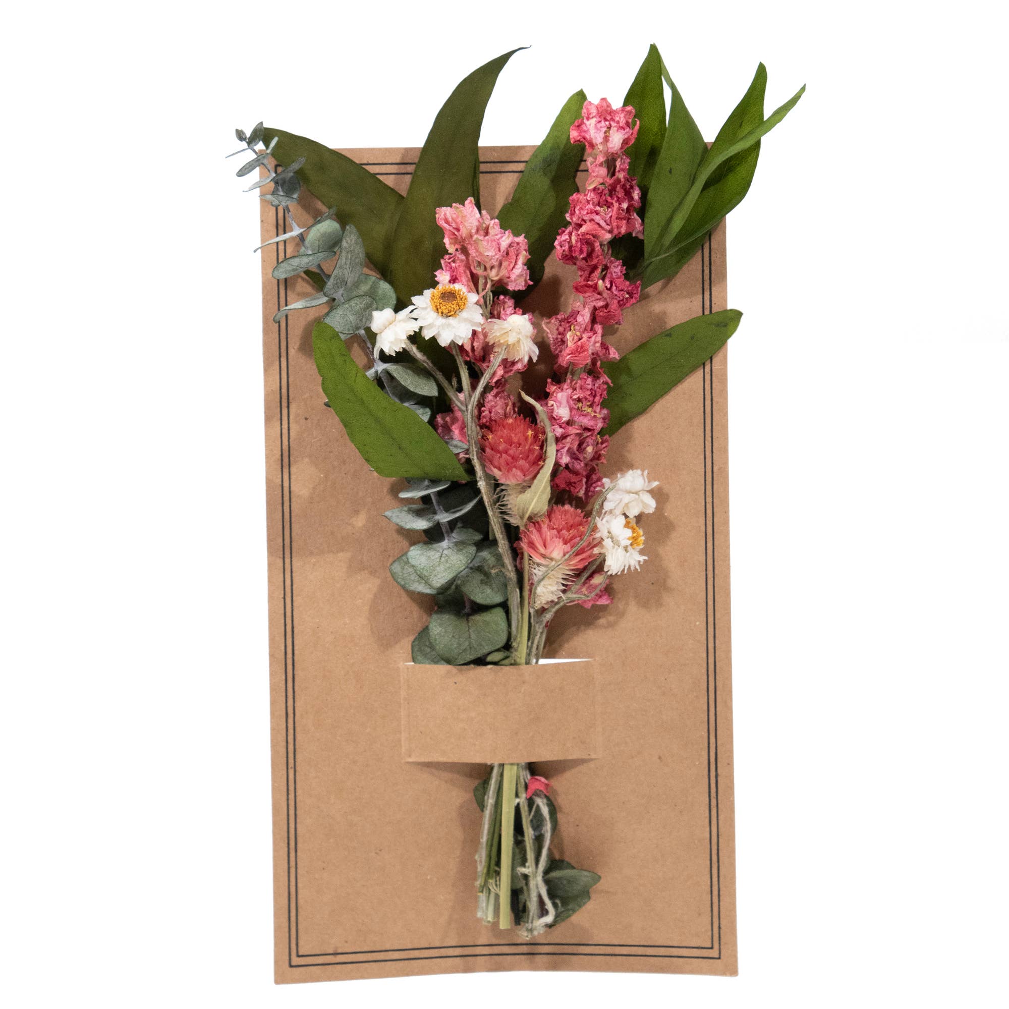 Eucalyptus &amp; Pink Larkspur Mini Bouquet 