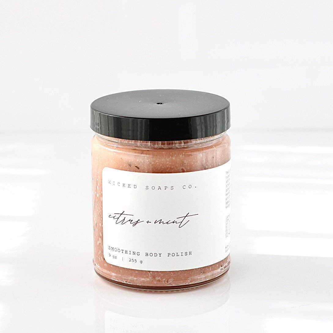 Citrus + Mint Smoothing Body Polish | Exfoliate &amp; Renew Naturally