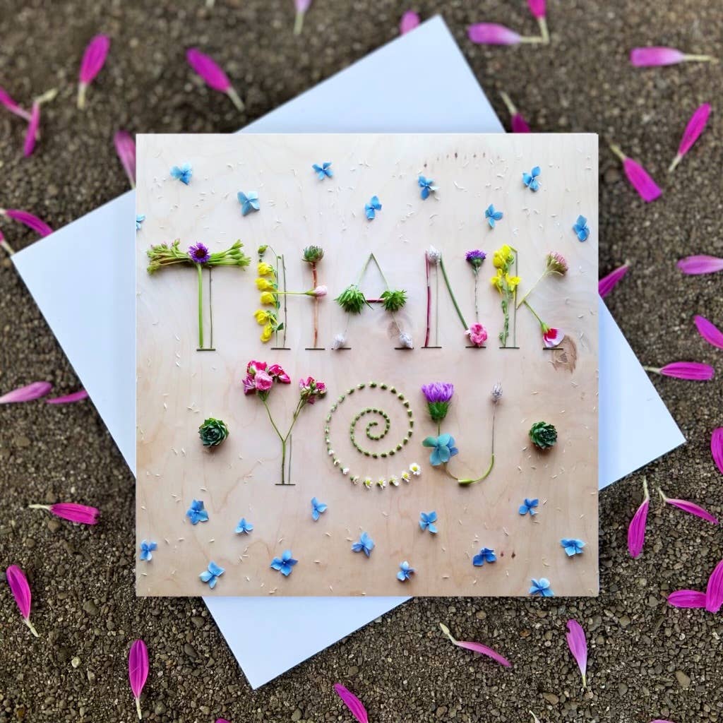 Thank You • Floral Greeting Card • Nature Art Photography